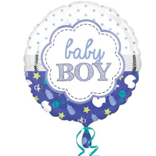 Globo nacimiento bebe niño