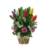 Arreglo de 5 tulipanes de colores